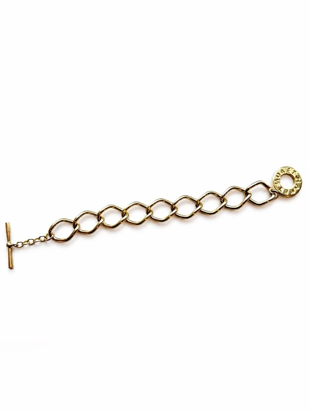Monet Gold-Tone Chunky Link Toggle Bracelet